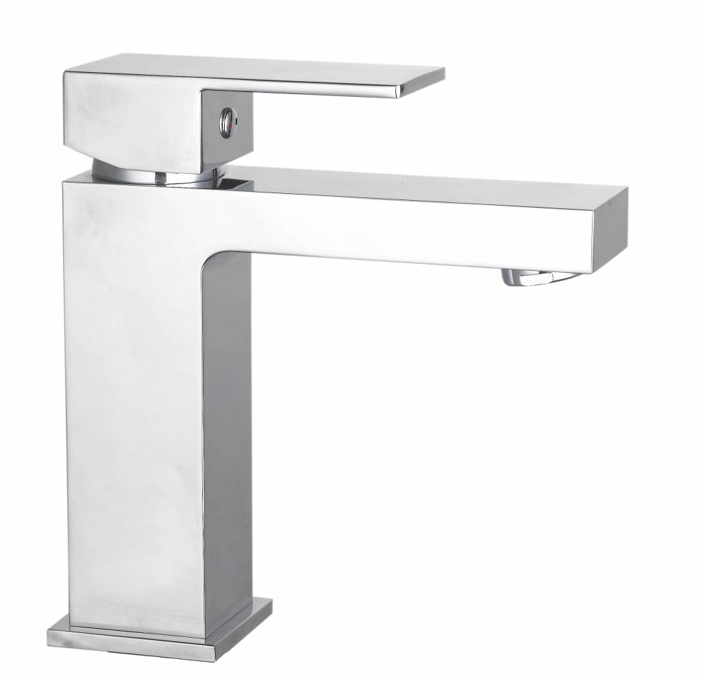 Wastafelmengkraan Cube chroom