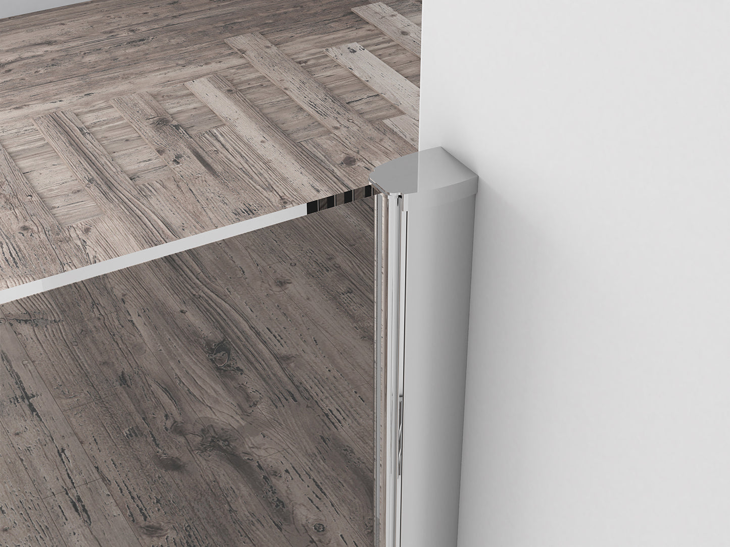 Comfort inloopdouche 900 x 2000 x 10 mm nano rookglas/chroom