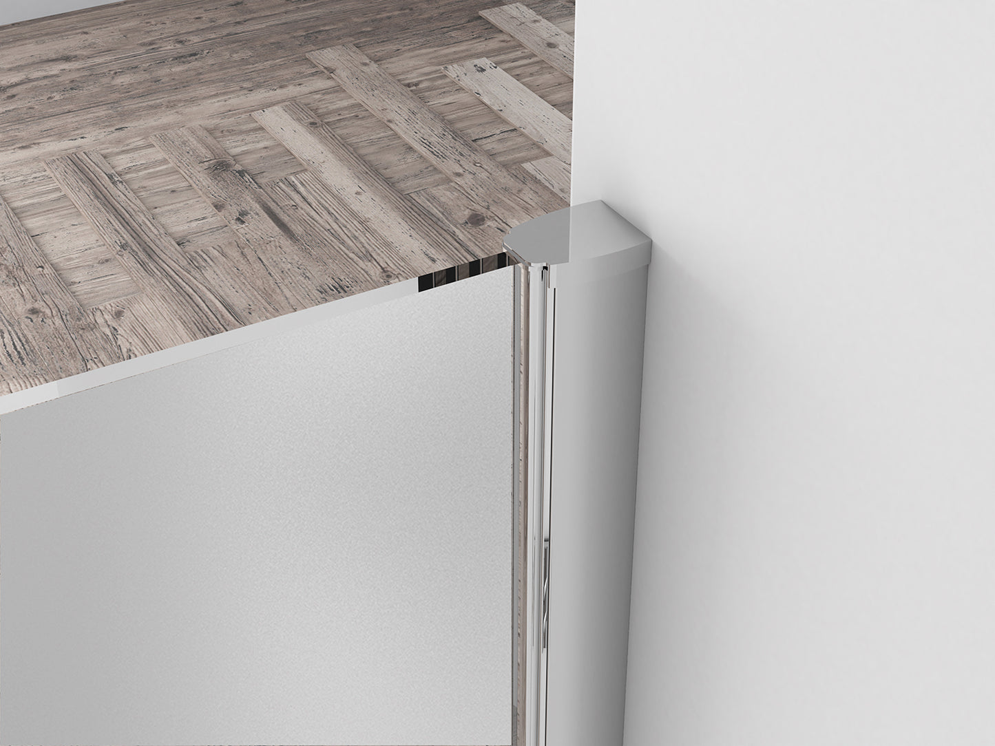 Comfort inloopdouche 1200 x 2000 x 10 mm nano melkglas/chroom