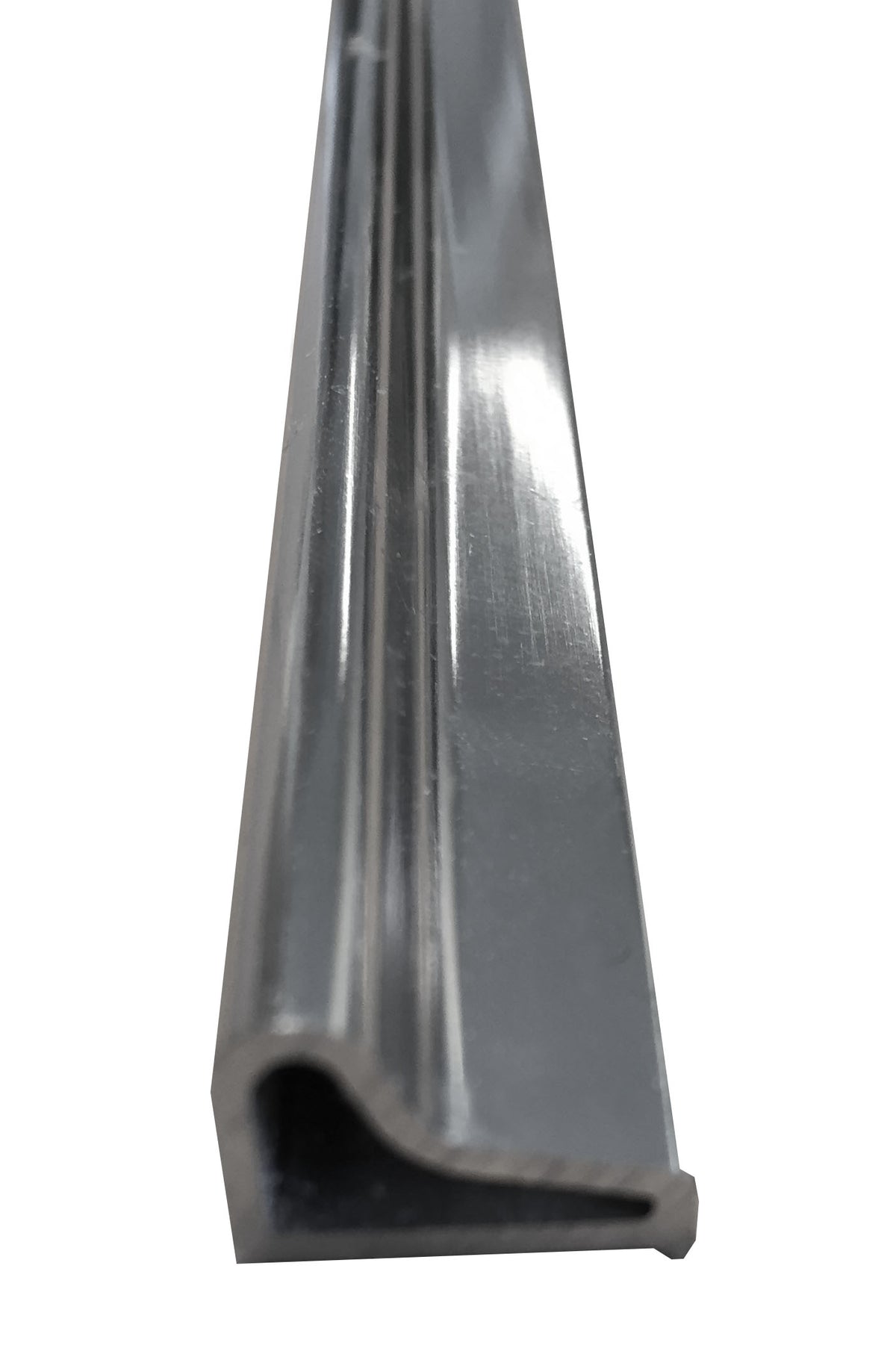Aluminium bodemstrip 58cm Chroom