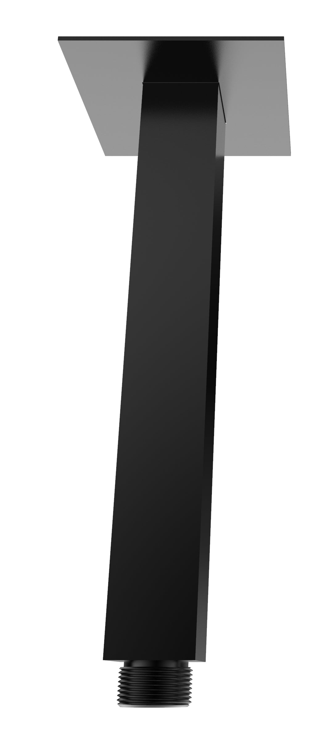 Wiesbaden luxe douche-arm vierkant plafondbev. 20cm mat-zwart - WDtegels