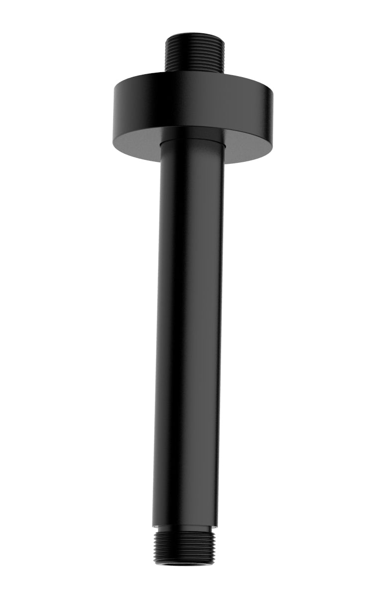 Wiesbaden luxe douche-arm rond plafondbev. 30cm mat-zwart - WDtegels