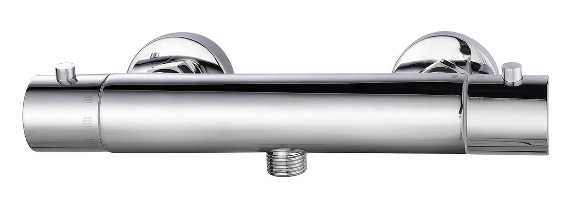 Wiesbaden Rio thermostatische douchemengkraan | 15cm | Chroom - WDtegels