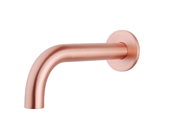 Caral baduitloop rond 20 cm 1/2'' geborsteld koper - WDtegels