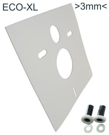 Wandcloset isolatieset Eco XL 400x420mm 3mm