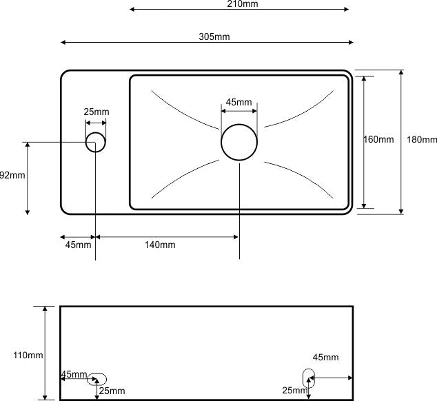 Wiesbaden one-pack Rhea XXS Links + Amador kraan