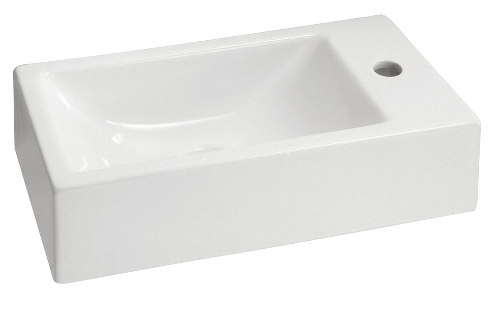 Metis fontein 50 x 30 x 13 cm keramiek glans wit - WDtegels