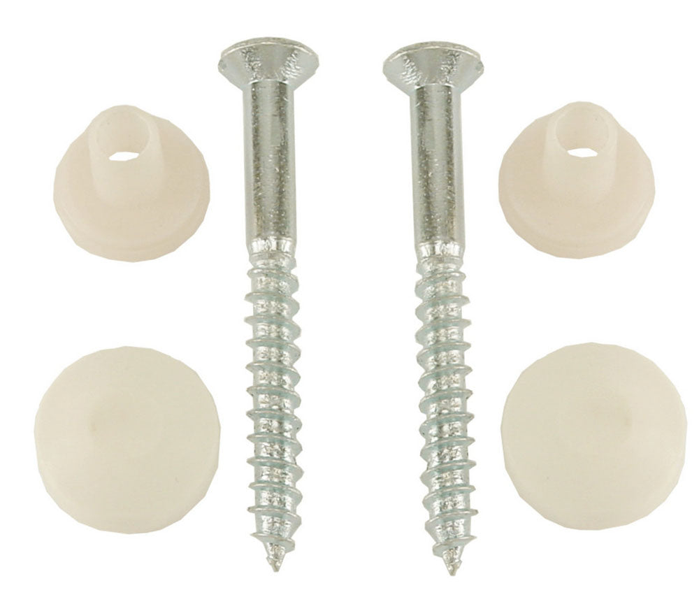 Potschroevenset zonder plug 2 stuks 5,5x60mm Afdekdop pergamon