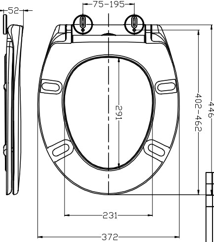 Ultimo 3.0 toiletzitting softclose en quick release | Mat wit - WDtegels
