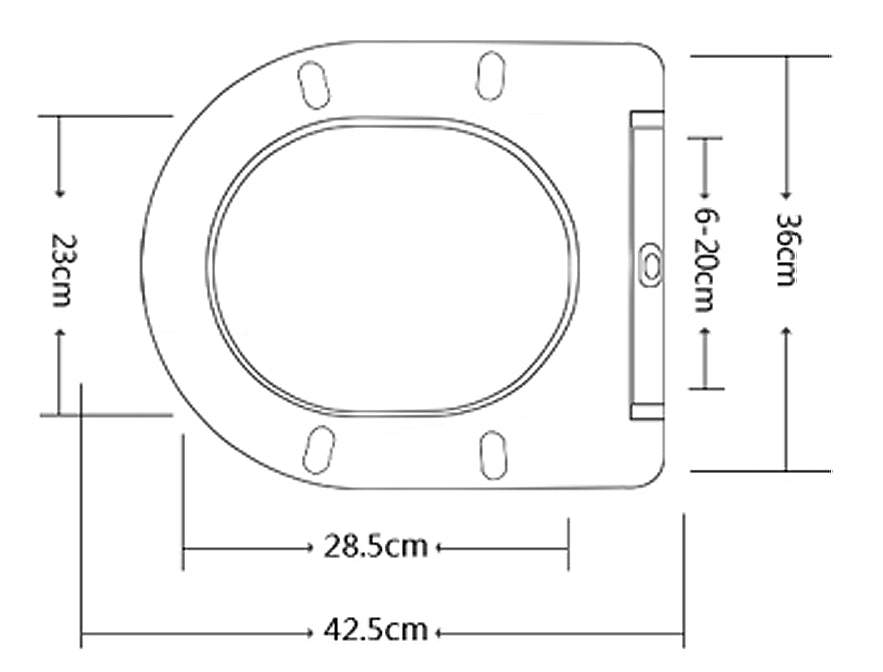 Nibiru toiletzitting softclose en quick release | Mat zwart - WDtegels