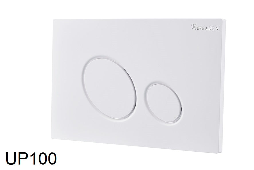 X10 pressure plate for built-in reservoir, gloss white