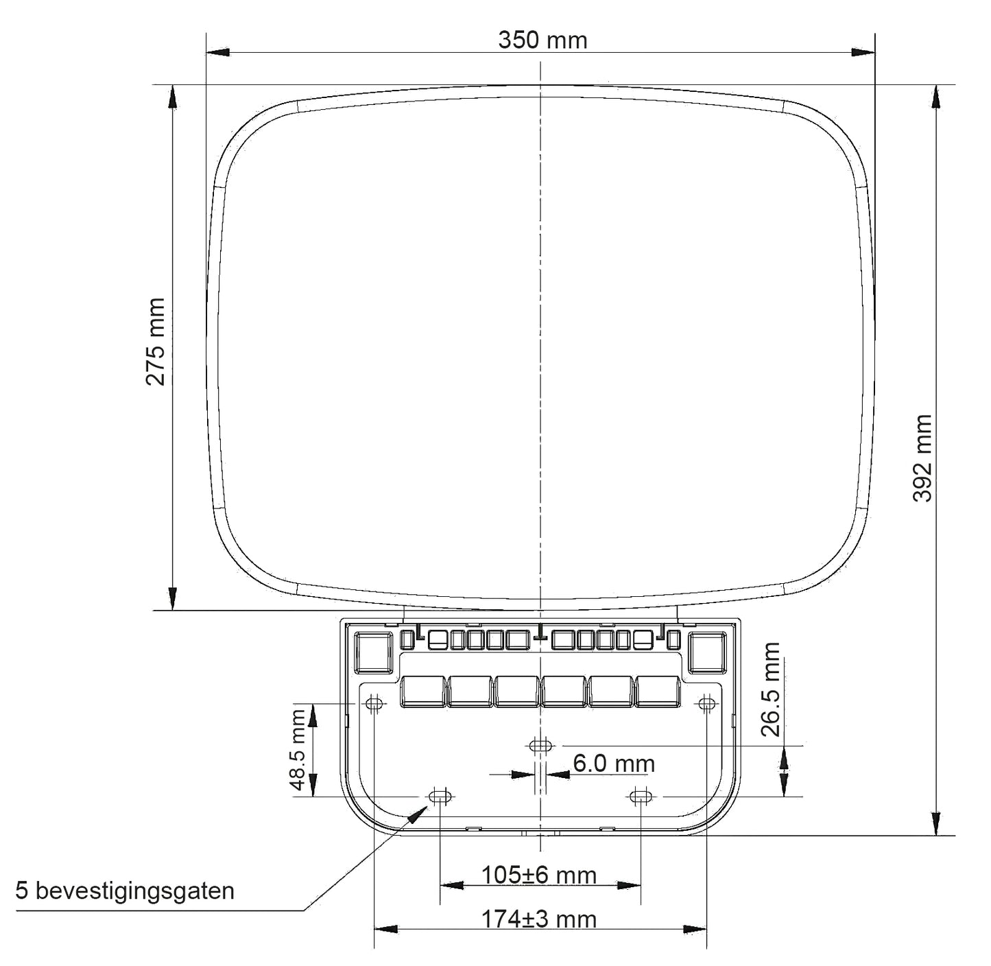 Wiesbaden shower chair wall-mounted, folding, white