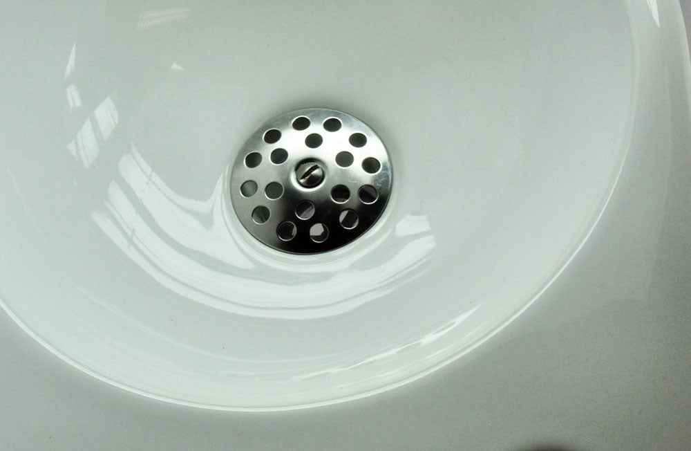 Rejilla de tapón de drenaje abierto de 5/4" cromada