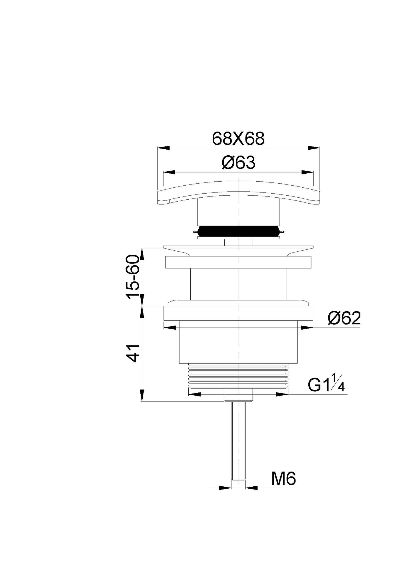 Wiesbaden luxe vierkante clickwaste 5/4'' geborsteld staal - WDtegels