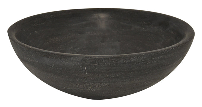 Raw waskom rond 40x14 cm hardsteen gezoet - WDtegels