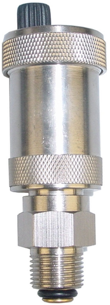 Vlotterontluchter met waterslot vernikkeld 3/8"