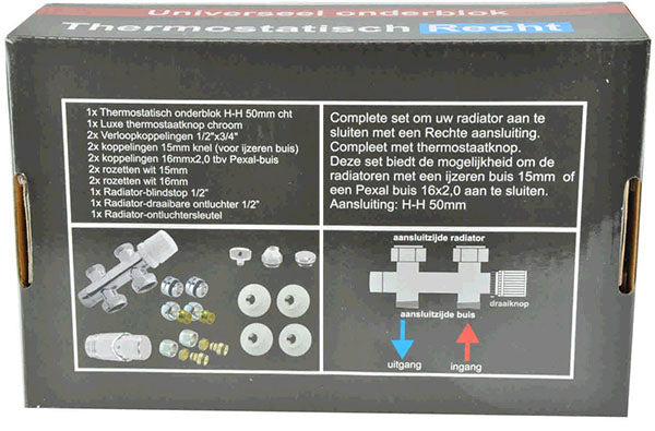 Wiesbaden set onderblok compl. recht 16x2 - WDtegels