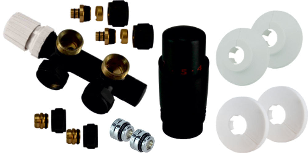 Riko onderblokset haaks links zwart 87197430666940