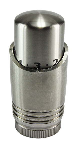 luxe thermostaatknop M-30 geborsteld staal - WDtegels