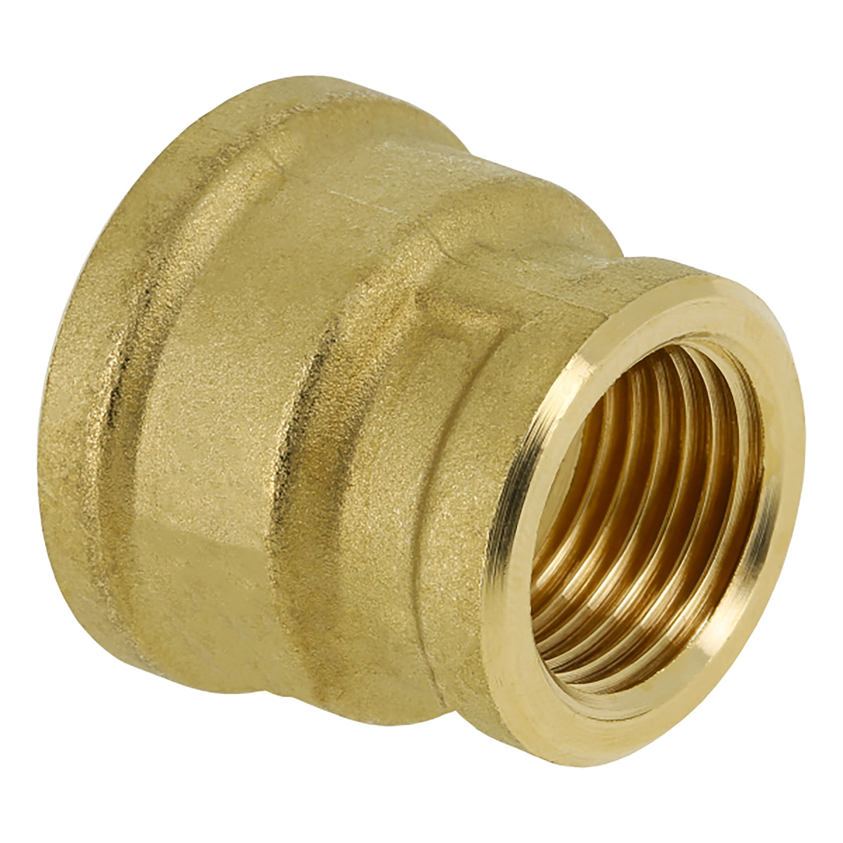 Draadfitting verloopsok messing 3/4 inch bi x 1/2 inch bi