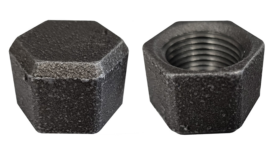 300 malleable dop 3/8 inch zwart