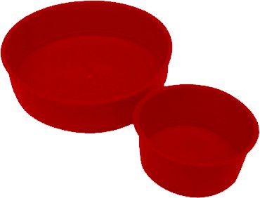 Speciedeksels kunststof 50mm rood