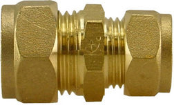 Knelkoppeling verloopsok recht KIWA Gastec 15x12mm messing