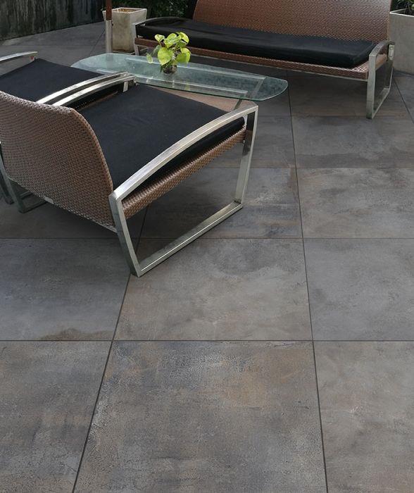 Buiten Tegel Magnetic Dark Grey 60x60x2 rett - WDtegels