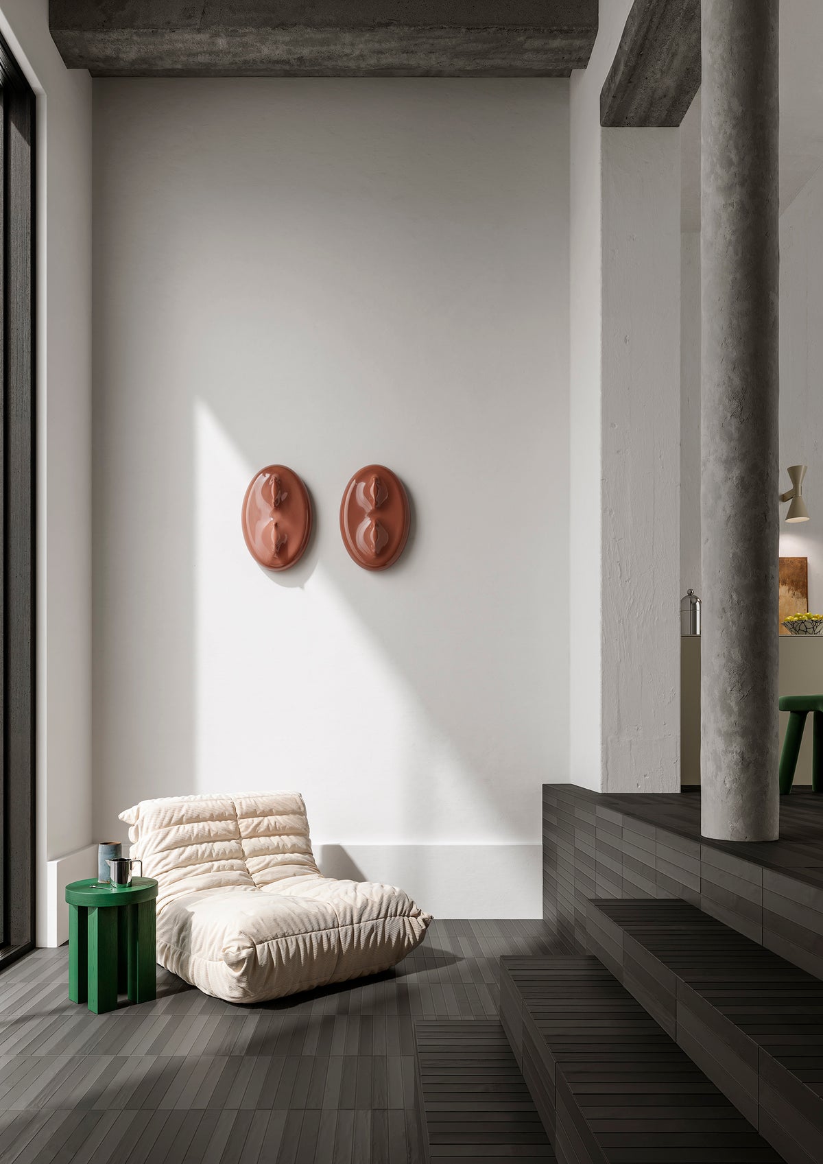 Vloer- en wandtegel Neo Intense Grey 4,6x37,5 - foto 2