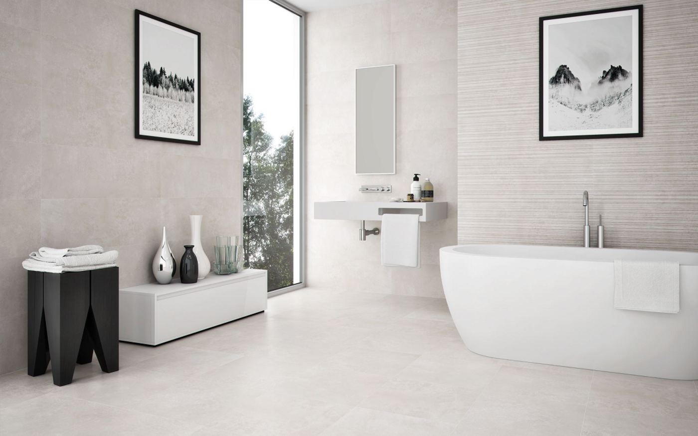 Neutra Cream 30x90 rett - WDtegels