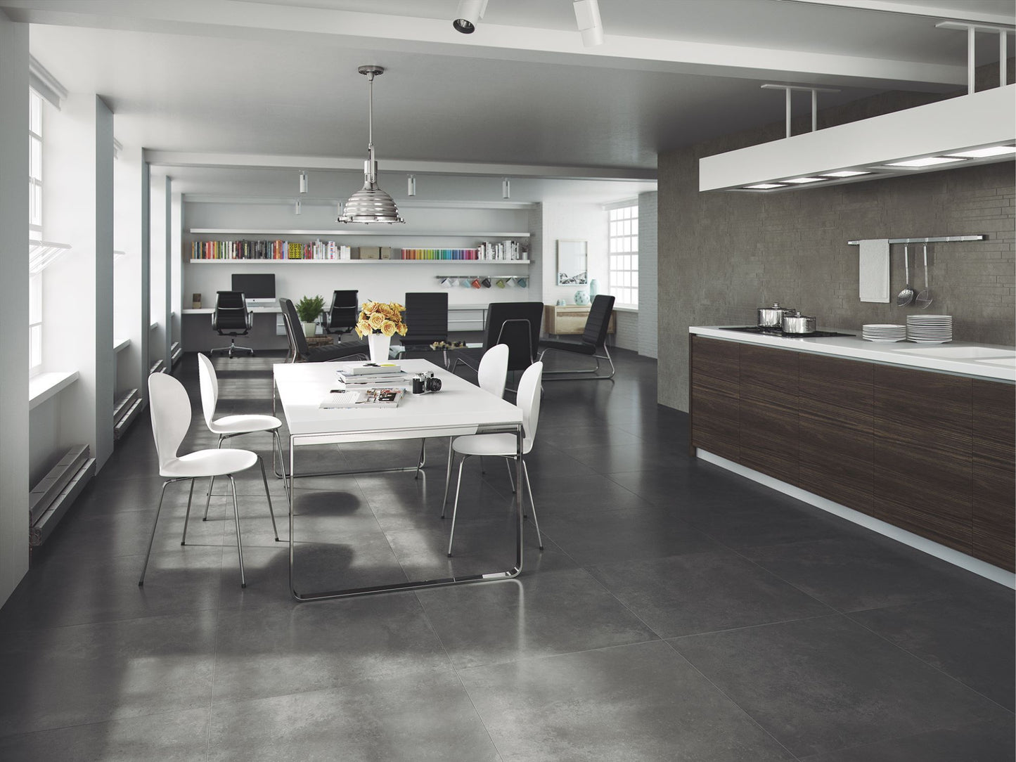 Nexus Antracite 75x75 rett vloertegels / wandtegels - WDtegels