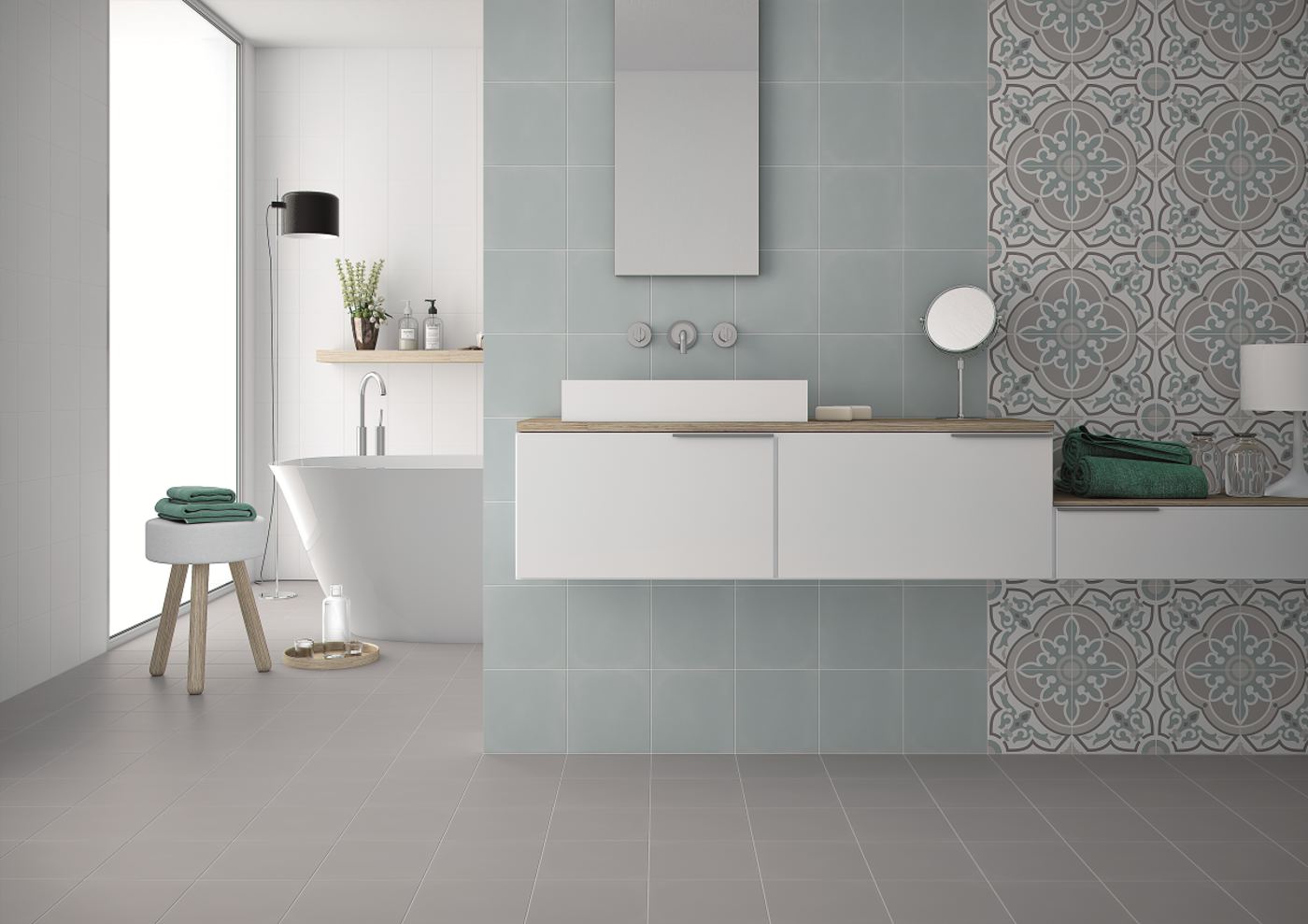 Urban Mist 20x20 vloertegels / wandtegels - WDtegels