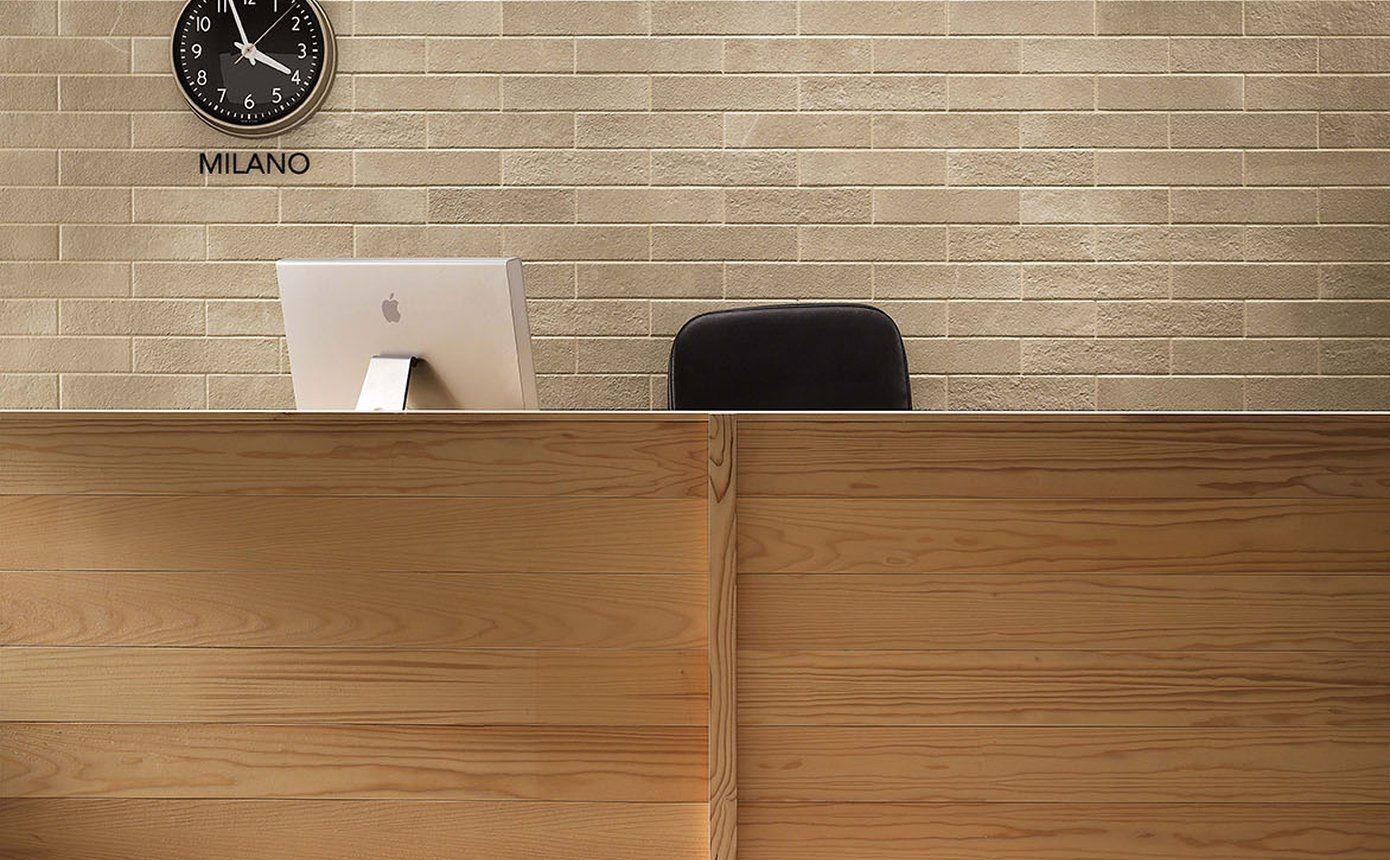 Azulejo de pared Maku Sand 7,5x30