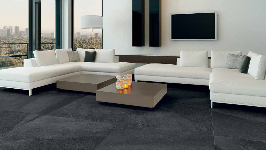 Azulejo de suelo/revestimiento Evolution Nero 90x90