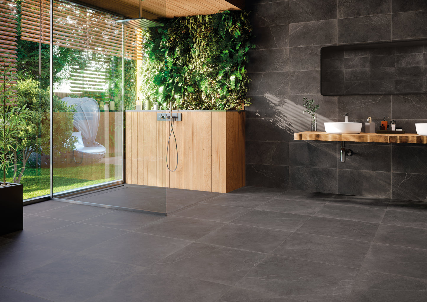 Vloertegel Statale Black 60x60 rett - WDtegels