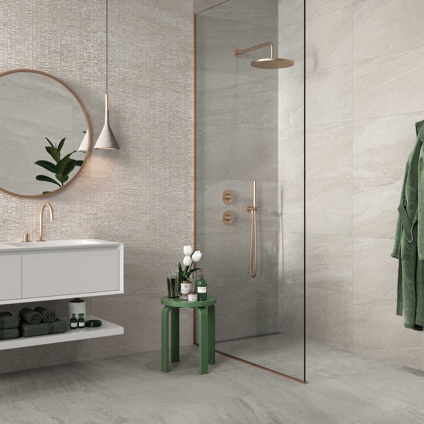 Ultrablock Silver mozaiek 5x5 op net van 30x30 - WDtegels
