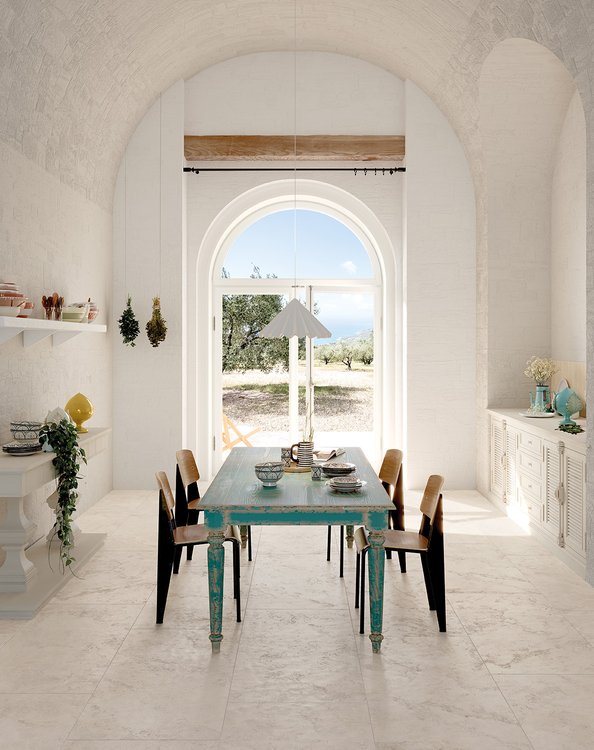 Vloertegel Vento Del Sud Bianco 80x80 rett - WDtegels