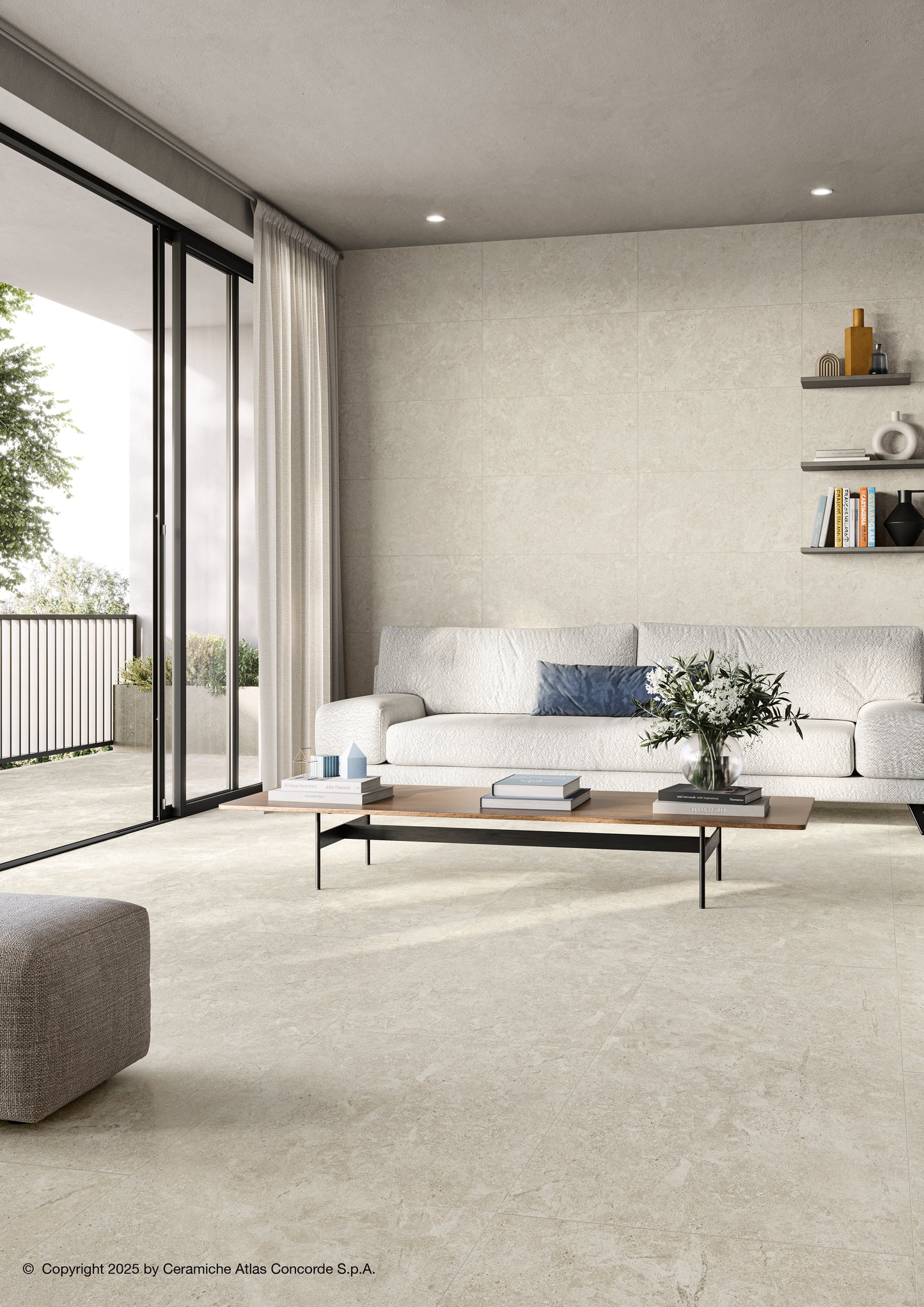 Vloertegel Duolith Wool 30x60 rett - WDtegels