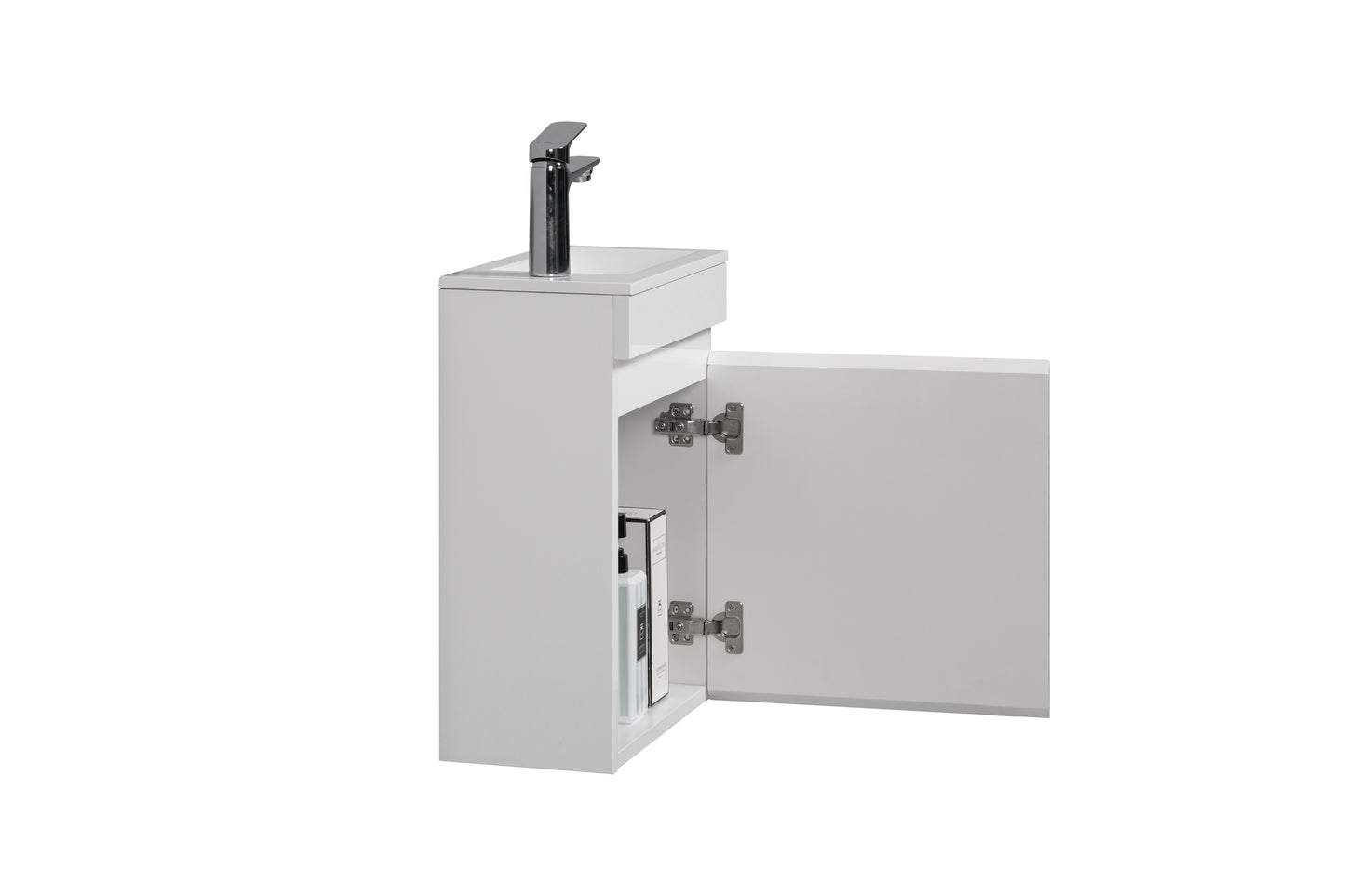 Fonteinkast Tieme hoogglans wit