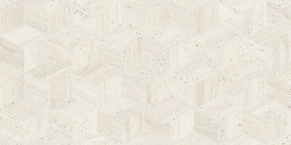 Wandtegel Milano Cube Ivory 40x120 rett - foto 2