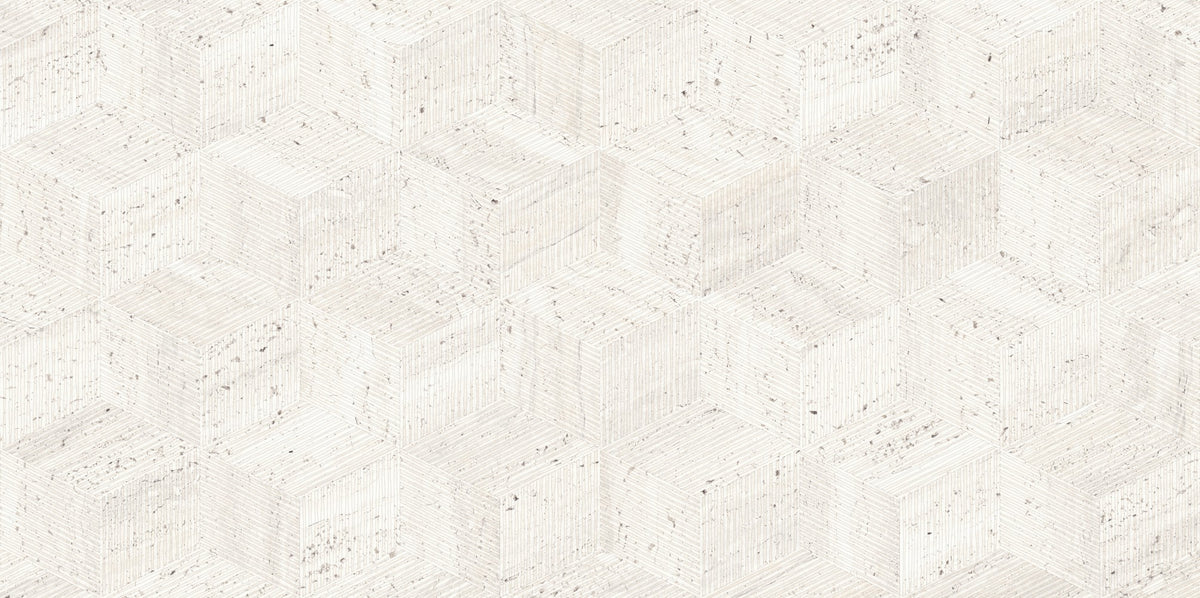 Wandtegel Milano Cube White 40x120 rett - foto 4