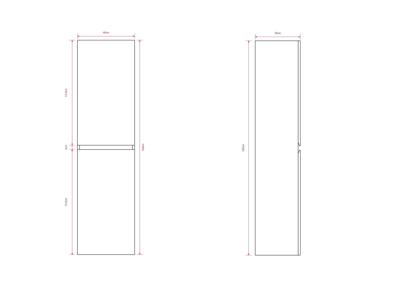 Badkamermeubelset Monaco 60cm - Licht Eiken - Wastafel Zwart - WDtegels