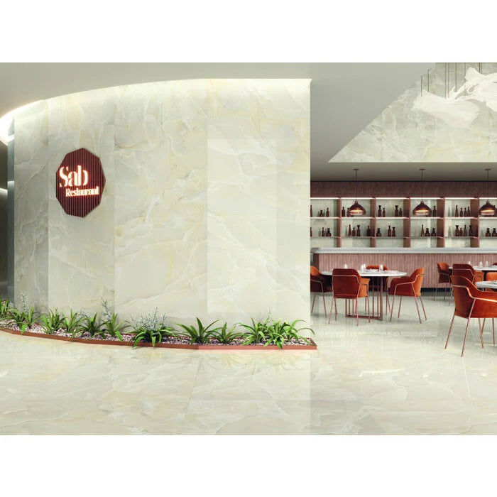 Vloertegel Onyx Sable pulido 60x120 rett