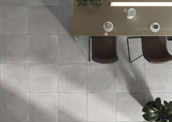 Beton Grijs 60x60 vloertegels / wandtegels - WDtegels