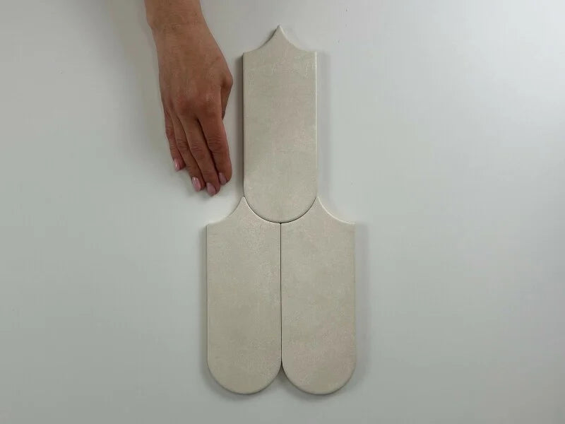 Alure Ivory visschub wandtegel 8x21,5