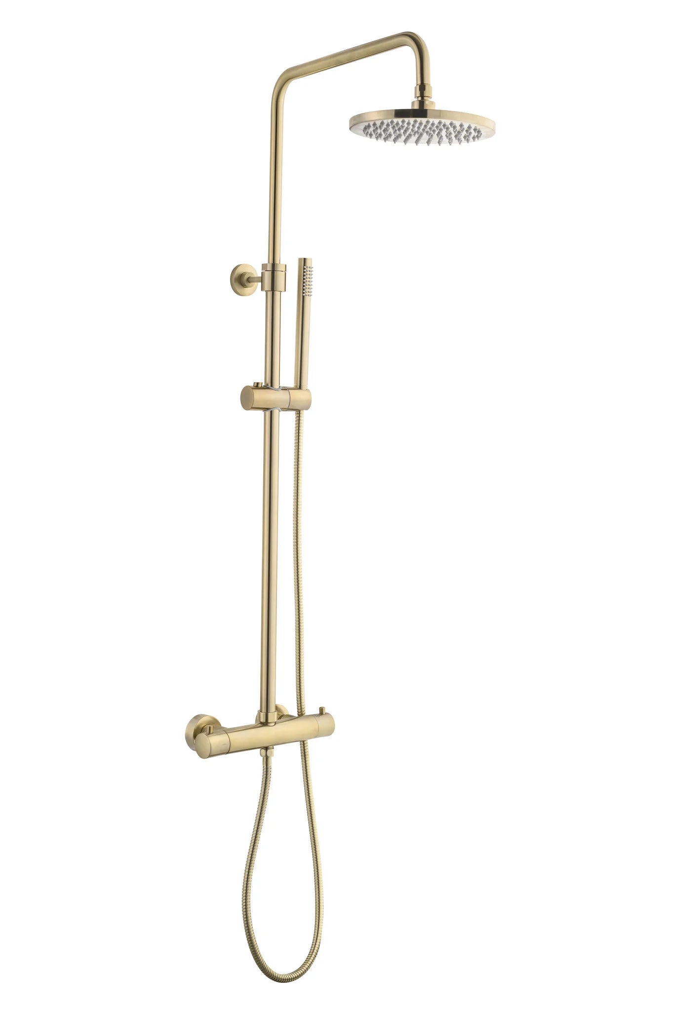 Aktie Opbouw Regendoucheset Goud Geborsteld