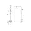 Opbouw douchecombi | RVS - WDtegels
