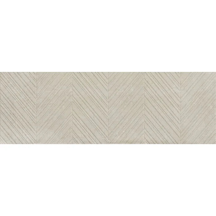 Azulejo decorativo de pared Midtown Cream Look 30x90 rett