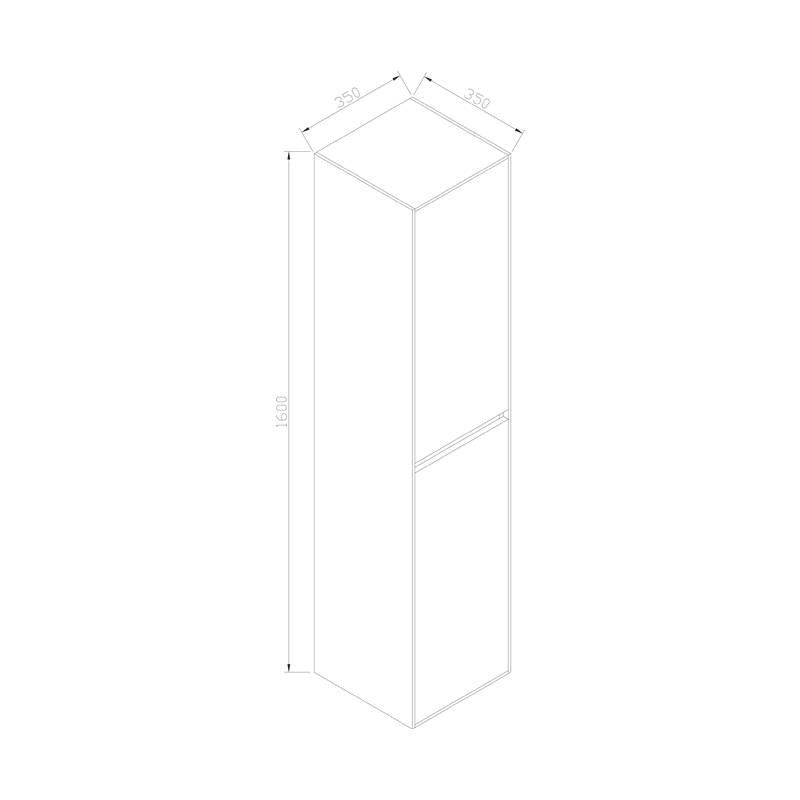 Mueble columna Madera 160