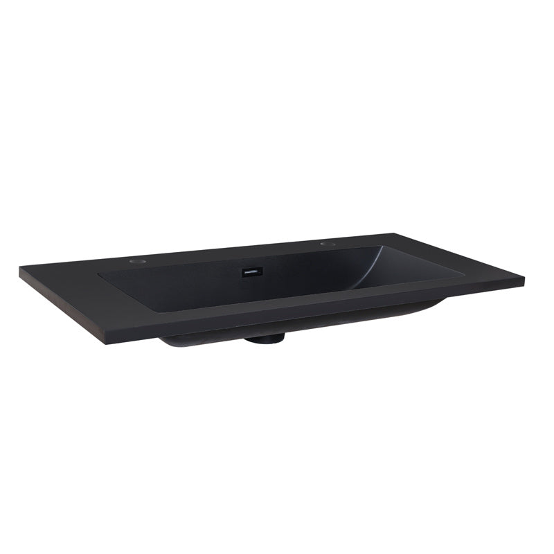 Quartz Classic washbasin, 120 cm, single bowl, with 2 tap holes